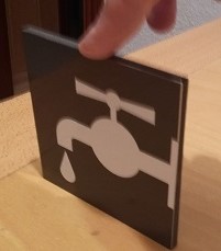 Placa p3 con pictograma 10x10 2